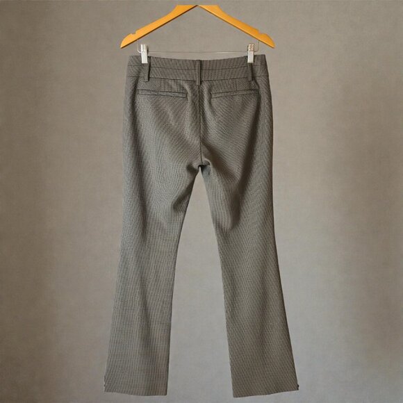 NY & Co 7th Avenue Pants Size 2 Micro Check Dress Slacks Workwear Career Trouser - Picture 3 of 10